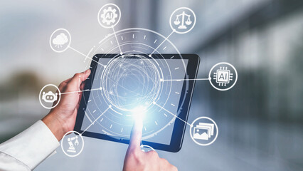 AI Assistant Brain Processor with LLM Technology, Big Data, Machine Learning, Generative AI for Business Support, Future Agentic AI Technology and Artificial Intelligence Prompt Engineering. Spire