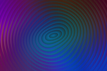 Vibrant concentric circles create a mesmerizing ripple effect, blending shades of blue, purple, and green in a captivating abstract design