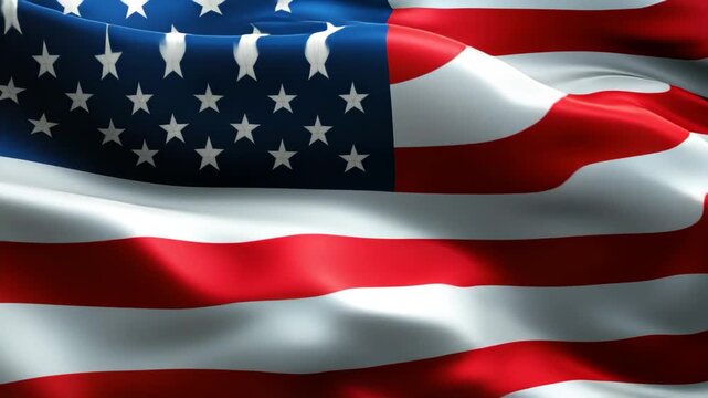 Data processing with American flag backdrop showcasing patriotism and innovation in the USA, data processing over flag of usa - Powered by Adobe