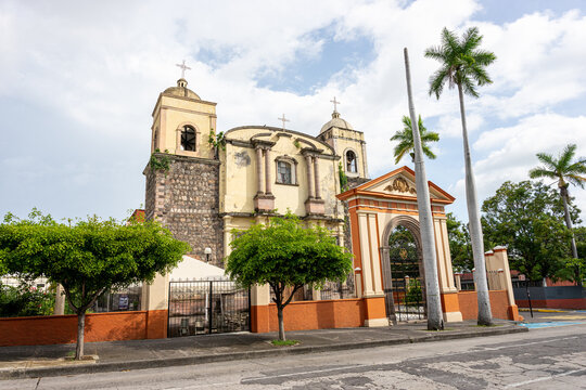 Parroquia de Nuestra Se&ntilde;ora de La Merced, Colonial church of  Colima, Mexico, August 24, 2024. 