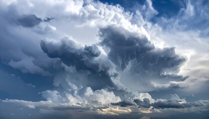 Dramatic storm clouds fill the sky
