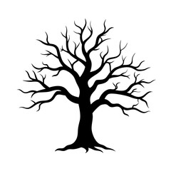 tree silhouette vector