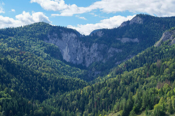 hiking in the mountains, Via Ferrata Astragalus, Sugau Gorges, Suhard Mountain, Romania
