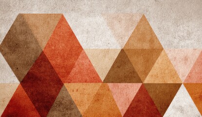 Abstract geometric pattern of triangles (1)