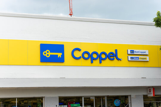Coppel store, Coppel department store facade and signage, BanCoppel, Afore Coppel, Agust&iacute;n Coppel Luken, Enrique Tamayo, Guadalajara, Jalisco, M&eacute;xico, November 2, 2024. copel