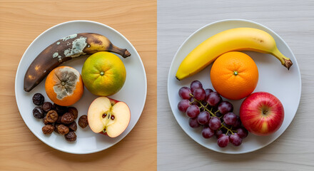 Fresh And Decayed Fruits Comparison: Visualizing Healthy Versus Unhealthy Choices