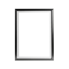 Fototapeta premium Blank Photo Frame With Matte Isolated on Transparent PNG Background.