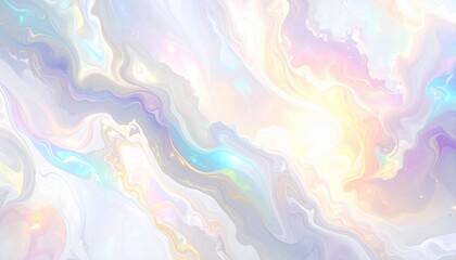 High-resolution stock photo with smooth gradient transitions and hard light. Ethereal spiritual vibe with light aura, mystical feeling, low contrast. Colorful white marble pattern textured background,