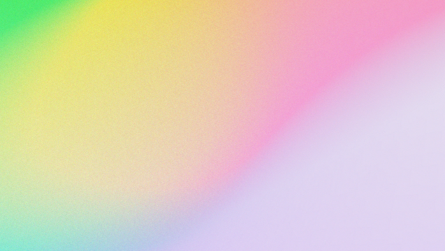 Abstract mosaic of vibrant colors blending from green yellow to deep purple creating a visually striking gradient effect and modern artistic background overlay