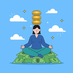 gemini-2_5-flash-image-preview_A_minimalist__flat_illustration_of_a_person_in_a_meditative_pose__balancing_a_stack_of_three_golden_-0_e8a06d72-bb9f-4347-8fba-7961cae00fd1_traced