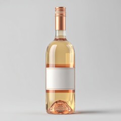 Pale ros? wine bottle