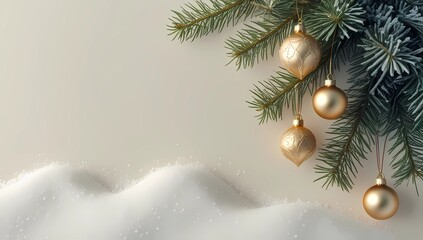 christmas background with christmas tree