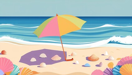 summer beach background