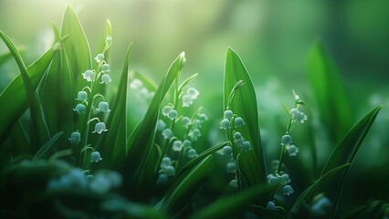 green grass with dew
