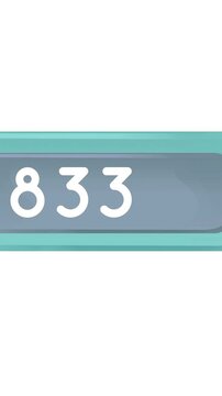 Box with numbers 4k
