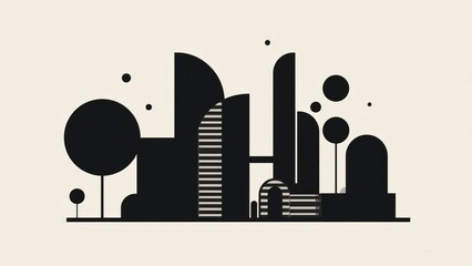 city skyline vector illustration