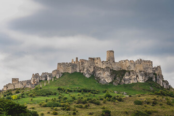 Fototapeta premium Spiš Castle in the heart of eastern Slovakia.