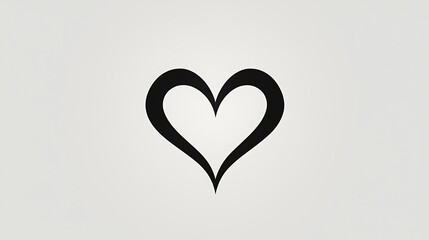 Delicate heart symbol tattoo high resolution picture