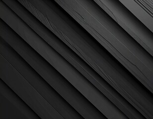 Obraz premium Abstract Black Geometric Background with Diagonal Layers