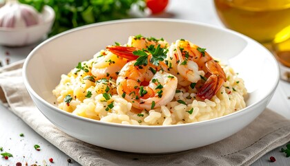Creamy risotto with shrimp (1)