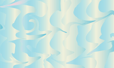 Abstract calming blue and white fluid art modern design wallpaper