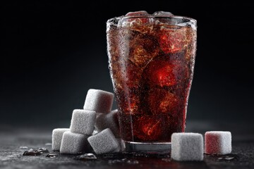 Sugary Soda with Diabetes Warning