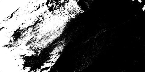 Abstract liquid splash with a black and white grunge texture pattern