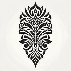 Unique tribal artwork mask high resolution picture