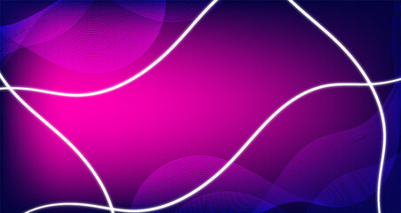 Dark purple and white luxury line overlap layered abstract background, with lighting effect and sparkle . Vector illustration.