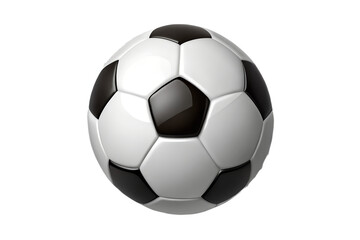 Fototapeta premium Soccer ball, football, black and white, sports equipment, athletic