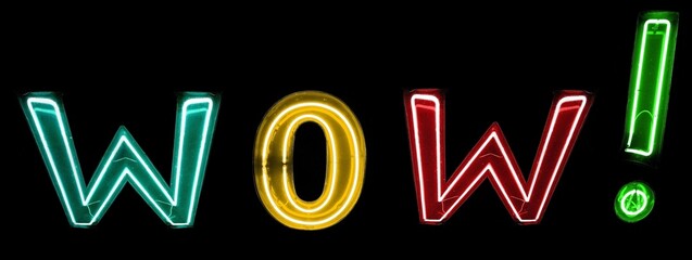 WOW! néons multicolores