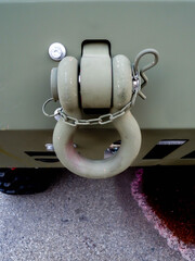 gancio traino camion militare