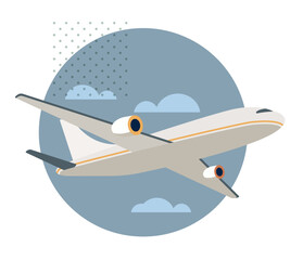 Air Travel and Cargo - Stock Illustration