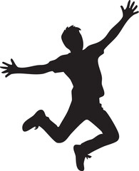 Person jumping