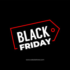 Black Friday, Black Friday Sale Template, Black Friday Discount Tag, Black Friday Banner, Offer, Coupon, Voucher, Clearance, Black Friday Marketing Flyer, Black Friday Vector Design