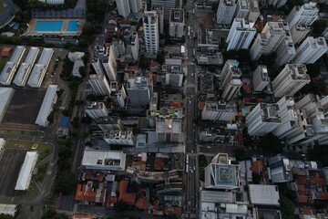 High view of Sao Paulo showcasing urban landscape and city life
