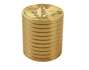  Stack of Golden Bitcoins.png
