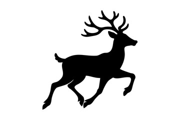 deer silhouette vector