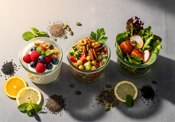 Diversity jars, food trends, gut health, healthy eating, superfoods, high-fiber foods