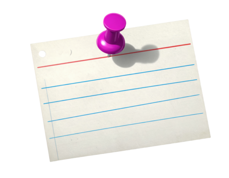 Blank checkered paper sheet, a real notepad with grid lines isolated on white for mockups.