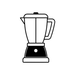 Outline of a kitchen blender