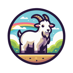 goat illustration design