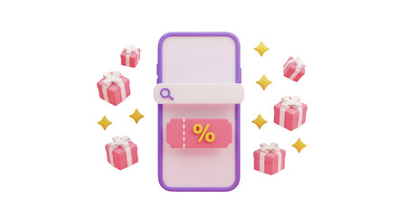 Mobile Phone with Gifts and Discount Coupon