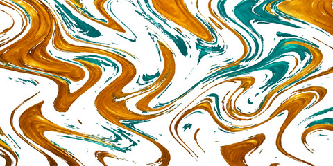 Colorful striped seamless wave pattern on a light green background, an elegant illustration for fabric and wallpaper design