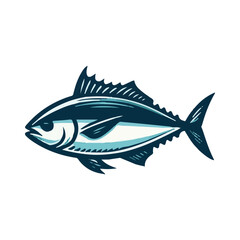 
tuna fish illustration design