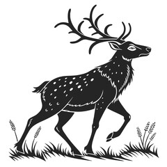 deer silhouette vector