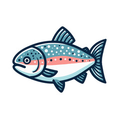 
salmon illustration design