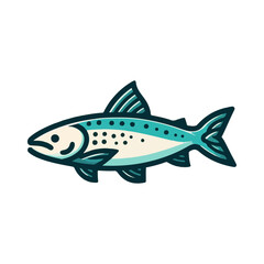 
salmon illustration design