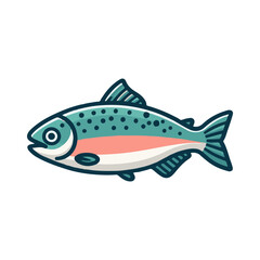 
salmon illustration design
