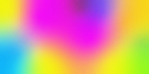 Vibrant gradient background with a blend of pink yellow blue and green hues